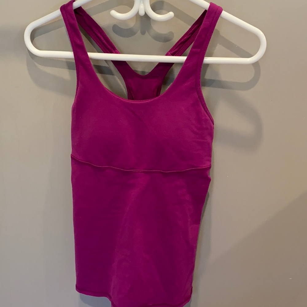 Raspberry lululemon tank size 6 🌈